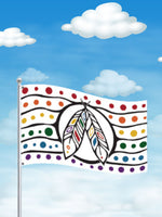 Two Spirit Flag /Drapeau bispirituel